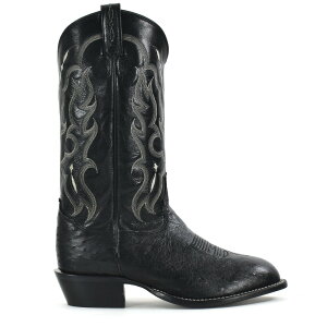 gj[} TONY LAMA CT871 EGX^u[c Y JE{[Cu[c I[Xgb` ubN  13"BLACK SMOOTH OSTRICH EXOTICS