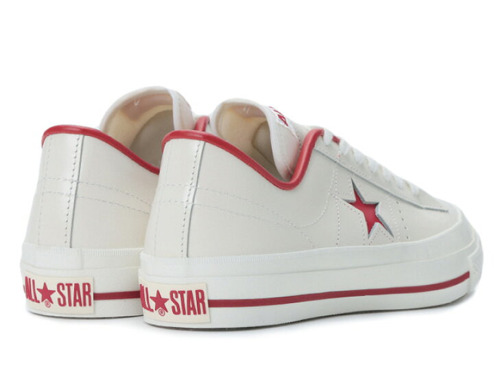 楽天市場】コンバース ワンスター J オックス ホワイト レッド メンズ  