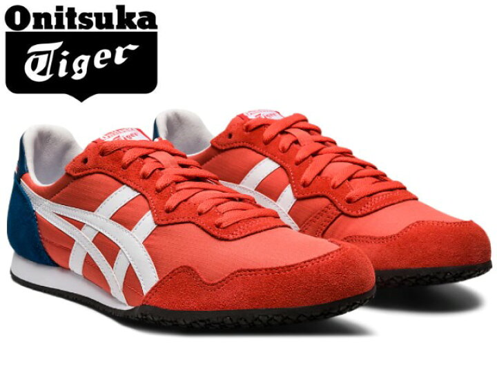 楽天市場 オニツカタイガー セラーノ スニーカー レディース メンズ Onitsuka Tiger Serrano 600 レッドスナッパー ホワイト Premium One