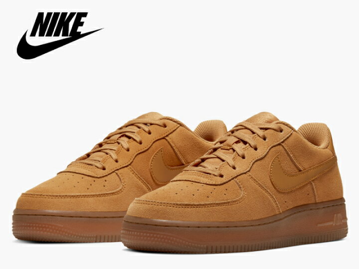 楽天市場 ナイキ エアフォース1 Gs Nike Air Force 1 Lv8 3 Gs ウィート ブラウン Bq5485 700 レディース スニーカー Premium One