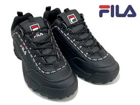 フィラ ディスラプター2 FILA DISRUPTOR2 FS1HTB1092X BLACK メンズ レディース スニーカー 靴 ダッドシューズ