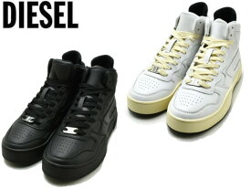 ディーゼル スニーカー メンズ ハイカット シューズ 靴 レザー DIESEL S-UKIYO MID X Y02961/PR013 T1015 T8013