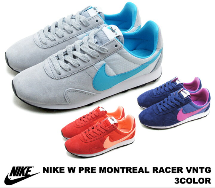 楽天市場 ナイキ プリモントリオール レーサー ビンテージ Nike W Pre Montreal Racer Vntg 8436 001 400 600 メンズ レディース スニーカー Premium One
