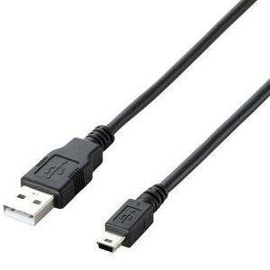 ELECOM U2C-JM05BK �u���b�N [�G�RUSB2.0�P�[�u��(0.5m/A-miniB�^�C�v)]