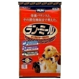 ペットライン ラン・ミール ビーフ&バターミルク味 8Kg ドッグフード 犬用 ペットフード