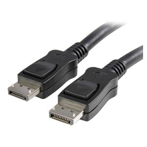 StarTech DISPL2M �u���b�N [���b�`�t��DisplayPort 1.2�P�[�u��(2m)] �y�����z���s�z�y������E�㕥�����ϕs�z�y����E�k�C���E�����z���s�z