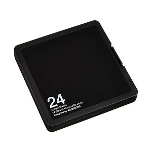 ELECOM CMC-SDCPP24BK ubN [J[hP[X/CfbNX䎆t/SD12+microSD12[]