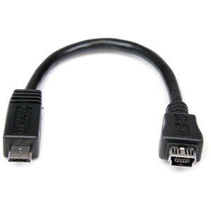 StarTech UUSBMUSBMF6 ubN [Micro USB - Mini USB ϊA_v^P[u }CNUSB(IX) - ~jUSB(X) ] yzszyE㕥ϕszyEkCEzsz