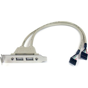 StarTech USBPLATELP [ϊA_v^P[u(2xUSB A-2x IDC 5s)] yzszyE㕥ϕszyEkCEzsz