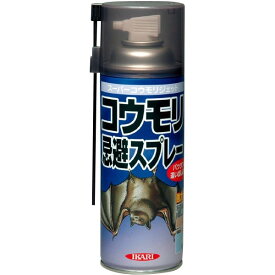 コウモリ 忌避剤 コウモリ忌避スプレー イカリ スーパーコウモリジェット 420ml 蝙蝠 コウモリ対策 追い出し スプレー 天然ハッカ油 侵入予防 屋根裏 天井裏 物置 コウモリの糞 小屋