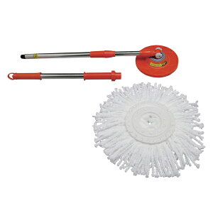 【エントリーでP10倍!24日20:00-27日9:59】 業務用大型回転モップ専用モップ アイリスオーヤマ KMO-22 オレンジ 新生活 メーカー直送