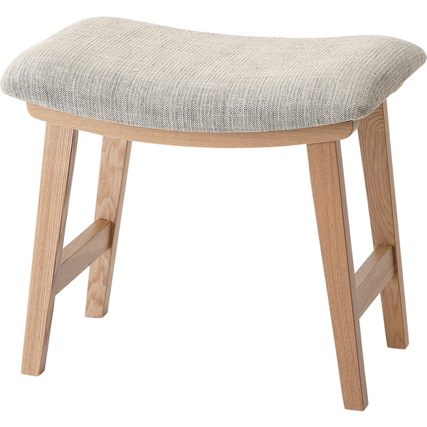 スツール オットマン チェア 椅子 ファブリック ベージュ いつでも送料無料 木製 シンプル 北欧 最適な材料 完成品 トロペ おしゃれ