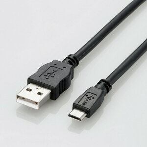 ELECOM TB-AMB2A08BK ubN [USB2.0P[u A-microUSB 0.8m]