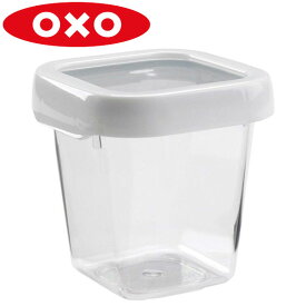 OXO(オクソー）ロックトップコンテナ 0.6L Sスクエア 1117680 密閉 お 弁当 容器 収納 保存 密封 液漏れしない　冷凍　電子レンジ エクプラ特選