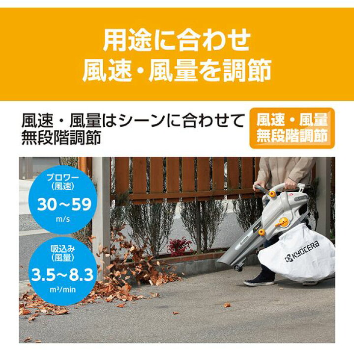京セラ RESV-1510V 696951A ブロワバキューム京セラ(Kyocera) 旧 