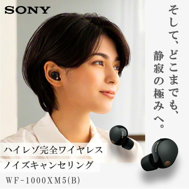 楽天市場】SONY ソニー ワイヤレスイヤホン WF-1000XM5 ブラック  