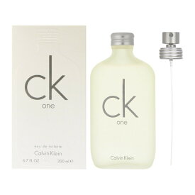 Calvin Klein カルバンクライン 香水 メンズ レディース ユニセックス シーケーワン オードトワレ 200mL CA-ONEETSP-200 フレグランス 誕生日 クリスマス ギフト プレゼント 贈り物