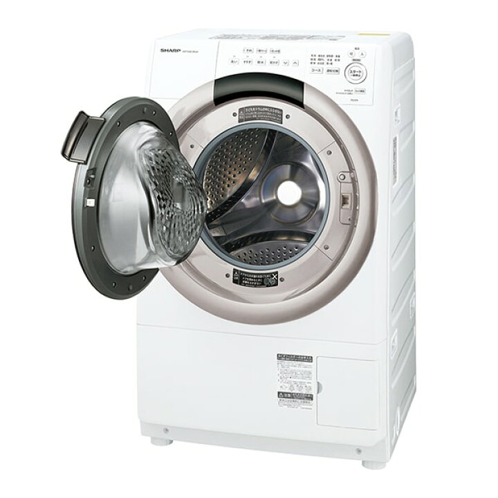 楽天市場】洗濯機 7kg シャープ SHARP ES-S7K-CL ベージュ系 ドラム式