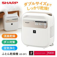 シャープ 布団乾燥機 UD-DF1-W ホワイト系 SHARP ふとん乾燥機 コンパクト 乾燥 消臭 ダニ対策 プラズマ…