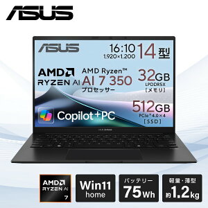 UM3406KA-AI7325W ASUS WFChubN Zenbook [m[gp\R 16^ / Win11 Home]