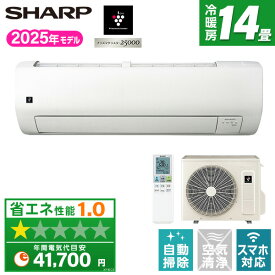 エアコン 14畳 シャープ SHARP Vシリーズ AY-T40V-W ホワイト系 [エアコン(主に14畳用)]