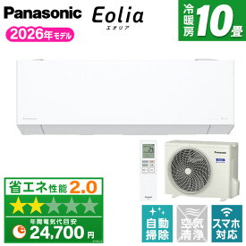 CS-286DEX-W PANASONIC クリスタルホワイト エオリアEX [エアコン (主に10畳用)]