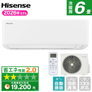 �y��������!�ő�2300�~OFF�N�[�|���z�G�A�R�� 6�� ���[���G�A�R�� �N�[���[ ��g�[ �n�C�Z���X Hisense HA-J22S-W HAJ22SW ������6���p S�V���[�Y �Ǌ|�� 100V �ȃG�l �����N���[�� �Z��ݔ����f�� �z��