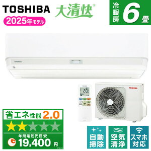 �G�A�R�� 6�� ���� TOSHIBA RAS-U221DX-W �z���C�g 2025�N �吴�� U-DX�V���[�Y [�G�A�R�� (���6���p)]