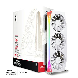 RX-97TRGBBW9-GP/U XFX zCg Mercury RX 9070XT OC White Gaming Edition [OtBbN{[h]