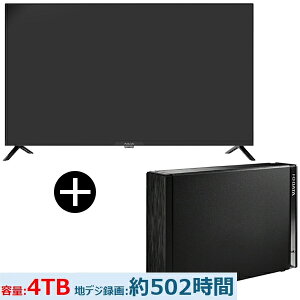 MAXZEN MV40CH06 40^ nEBSE110xCSfW^ tnCrW ter + IODATA HDD-UT4KB ubN Otn[hfBXN 4TB Zbg