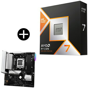 AMD Ryzen 7 9800X3D CPU + ASRock B650M Pro X3D }U[{[h Zbg