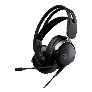 HS-VH300BK ELECOM �u���b�N [�Q�[�~���O�w�b�h�Z�b�g]