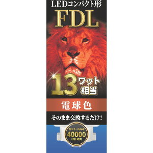 EFDL13LED-W �G�R�f�o�C�X [LED�R���p�N�g�` FDL�����v13�` (�d���F)]