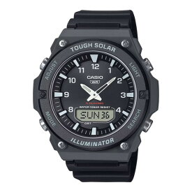 腕時計 時計 CASIO カシオ AQ-S820W-1AJF ブラック メンズ CASIO Collection カシオコレクション チープカシオ チプカシ ソーラー ウォッチ 誕生日 新生活 父の日 クリスマス ギフト プレゼント