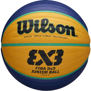 WTB1133XB FIBA 3X3 �W���j�A �o�X�P�b�g�{�[�� (�u���[/�C�G���[) 5�� �}���`�J���[ �E�B���\��