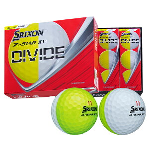�X���N�\�� Z-STAR XV DIVIDE ����{�[�� 2025�N���f�� �z���C�g/�C�G���[ �_�[�X(12����) DUNLOP �y���{���K�i�z