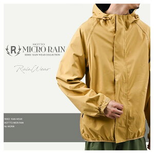 MCR06-KH M MOTTO MICRO RAIN JACKET KHAKI M RIDEZ [oCNpCWPbg gь^]