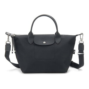LONGCHAMP �����V���� �n���h�o�b�O �u���b�N �� ���f�B�[�X �� �v���A�[�W�� �G�i�W�[ S�T�C�Y L1512 HSR 001 LE PLIAGE ENERGY S BLACK �V���v�� �u�����h �ʋ� �ʊw ������� �a���� �V���� �N���X�}�X �M