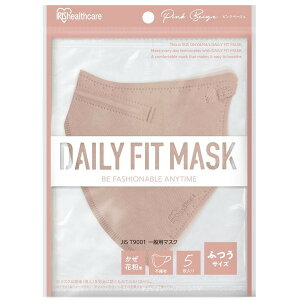 RK-F5SPB �A�C���X�I�[���} �s���N�x�[�W�� [DAILY FIT MASK ���� �ӂ��T�C�Y 5����]