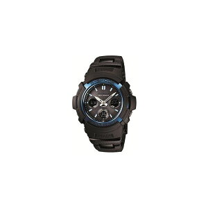 CASIO �J�V�I AWG-M100BC-2AJF G-SHOCK BLACK/BLUE MULTI BAND 6 [�\�[���[�d�g���v �����Y]