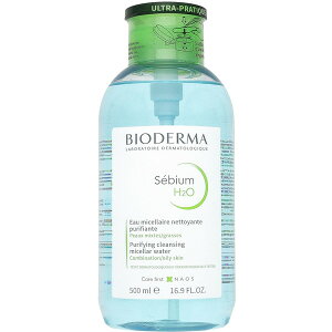BIODERMA �r�I�f���} �N�����W���O �Z�r�E�� H2O 500mL �|���v�^�C�v BIO-SEBIUMH2OPP-500 �a���� �V���� �M�t�g �v���[���g