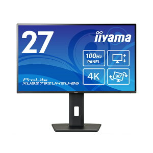 XUB2792UHSU-B6 iiyama [�t���f�B�X�v���C 27�^/3840×2160/HDMI�ADisplayPort/�u���b�N/�X�s�[�J�[�F����/IPS�����p�l��/���~/��]]