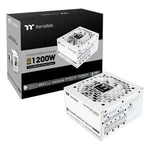 PS-TPT-1200FNFAGJ-W Thermaltake �z���C�g TOUGHPOWER GT/1200W ATX 3.1 Snow [�d�����j�b�g (1200W)]