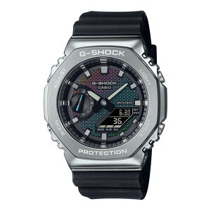 �r���v ���v CASIO �J�V�I G-SHOCK �����Y GM-2100RW-1AJF G�V���b�N GSHOCK �W�[�V���b�N Rainbow Brick Wall �N�H�[�c �E�H�b�` �V���o�[ �u���b�N �� �a���� �V���� �N���X�}�X ���̓� �M�t�g �v���[���g GM2