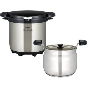 サーモス 真空保温調理器 シャトルシェフ 4.5L KBG-4500 CS [クリア 