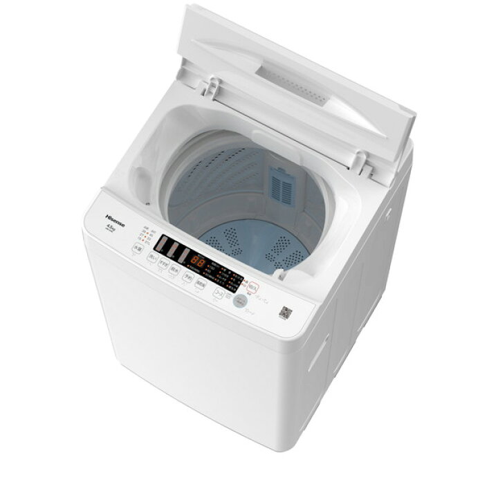 楽天市場】洗濯機 4.5kg Hisense ハイセンス HW-K45L 全自動洗濯機 4.5 