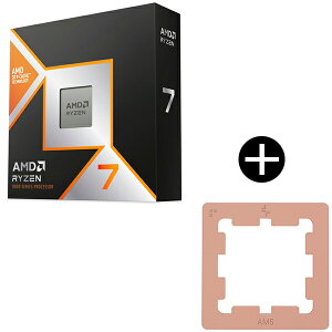 AMD Ryzen 7 9800X3D CPU + DEEPCOOL R-AM5TPG-CUNNAN-G AM5 Thermal Paste Guard �T�[�}���y�[�X�g�K�[�h �Z�b�g