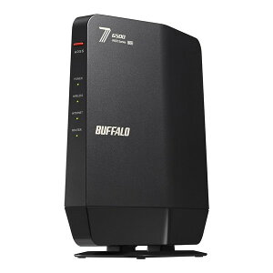 WSR6500BE6P-BK BUFFALO �u���b�N AirStation [Wi-Fi 7(11be)�Ή��f���A���o���hWi-Fi���[�^�[ 5764+688Mbps]