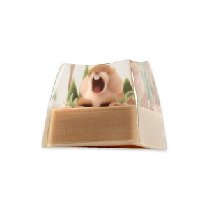 kj-akc-scr-marmot KEYMOJI �u���E�� Artisan Keycap for Cherry MX Switches Screaming Marmot [�L�[�L���b�v]