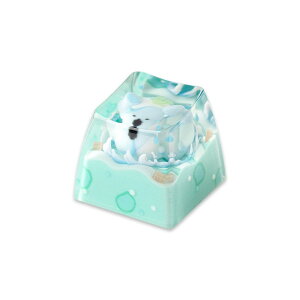 kj-akc-stc-mint KEYMOJI �O���[�� Starry Candy Artisan Keycap for Cherry MX Switches Mint [�L�[�L���b�v]
